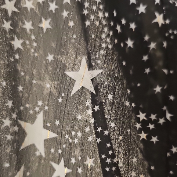 Modcloth Celestial Black and White Sheer Blouse - Picture 4 of 5